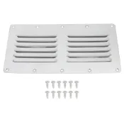 [商城] 遊艇 RV 230 X 115mm / 9.1 4.5in 船用百葉窗通風防銹 304 不銹鋼船用通風格柵蓋帶