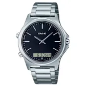 CASIO 卡西歐 數位雙顯鋼帶男錶 MTP-VC01D-1E