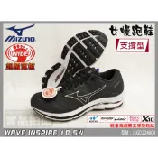 出清 MIZUNO 美津濃 女鞋 超級寬楦 高支撐 WAVE INSPIRE 18 SW J1GD224604 大自在