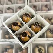 中秋禮盒--芋頭酥-蛋黃酥-蛋黃餅-芋泥餅  2/4/6/8入禮盒