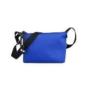 【LONGCHAMP】LE PLIAGE ENERGY再生帆布拉鍊側肩包(小/藍)