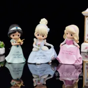 🌹Precious Moments 迪士尼Disney公主系列陶瓷人偶｜孫女珍藏系列 仙杜瑞拉 睡美人 花木蘭水滴娃娃