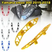 楓林宜居 山葉 摩托車裝飾擋風玻璃支架適用於 XMAX 2015 2016 2017 2018 雅馬哈鋁合金 CNC 擋風玻璃支架