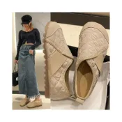 (店+)雪靴女冬季加絨加厚保暖棉鞋戶外媽媽舒適健走鞋厚底防水防滑運動鞋韓版黑色復古休閑鞋跑步減震輕便慢跑鞋大尺碼戶外登山滑雪鞋子