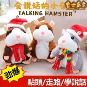 台灣公司 可開發票 聖誕 可愛點頭回聲小倉鼠 學妳說話 點頭回聲 可愛點頭回聲小老鼠 回聲玩具