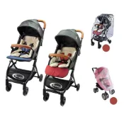 (店+)【YIP baby】YIP baby 嬰幼兒推車 (輕便可登機；輕便嬰兒推車；單手秒收；嬰兒推車；內含蚊帳、雨罩)