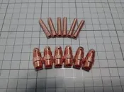 TIG氬焊機，氬焊槍18轉20用銅束及18轉20用銅束座(組)(WP17、WP18、WP26系列專用)