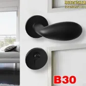 【嚴選好物】門鎖室內臥室通用型實木門鎖家用簡約分體磁吸靜音房間門鎖具套裝