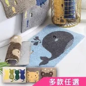 【半島良品】軟萌動物防滑吸水絨毛地墊(腳踏墊 地毯  40x60cm)