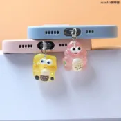 手機防塵塞🌸吊飾 充電孔防塵塞 卡通海綿寶寶派大星手機防塵塞type-c安卓蘋果充電口typec