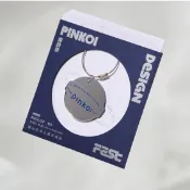 湊免運【出清】2025 Pinkoi 瘋設祭 紀念星球吊飾｜Design Fest 圓山花博 官方周邊 質感銀色鑰匙圈