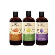 【GREEN PHARMACY 草本肌曜】草本香氛沐浴露3入組(500mlx3 4款-薰衣草/玫瑰/蜂蜜/甜檸檬/自然香調)