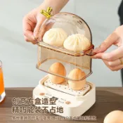 多功能蒸蛋器雙層迷你早餐煮蛋器自動斷電家用定時宿舍預約蒸蛋機2026.3.27