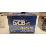 SCB 機車用電池 7號 7A STX7A-BS（同 YTX7A-BS GTX7A-12B）無保固