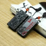 白沙屯 媽祖 過爐開光🙏🏻雷擊棗木吊墜祥雲雷祖諱吊墜九天應元雷聲普化天尊掛牌玉化無事牌 WIOU