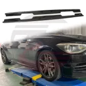 KP擎利國際 BMW F20 1系列 小改前後通用 M-Sport套件專用 碳纖維側裙 側裙定風翼 側裙墊片