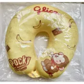 （加贈二手頸枕1個👍） 泰國巧克力香蕉Pocky限量U型頸枕 旅行枕