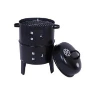 (店+)【Future Tech 未來科技】考紅薯烤爐雙層煙熏臘肉熏魚烤地瓜燜烤燒烤爐三合一煙熏桶