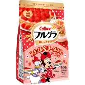 現貨🔥 日本直送🇯🇵✈️ 新上市！期間限定版 Calbee 日本 卡樂比 麥片 草莓塔口味 迪士尼聯名 500g
