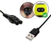玉山最低比價網 [5少量現貨] 5V 副廠 USB 充電線 適 PHILIPS 電動刮鬍刀 OneBlade 360 QP2724 QP2834 PQ888 MG5910 MG7910 (PP4)PQ888