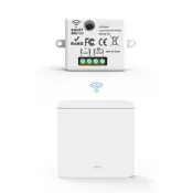 【遙控專區】家用單控雙控遙控智慧無線開關免布線86面板電池隨意貼電燈開關
