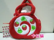 SUPER日式卡通精品 草莓 蛋糕 造型 手提袋942312 可明天到