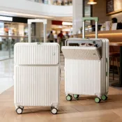 (店+)前開式行李箱 輕量行李箱 28吋旅行箱 多功能行李箱 20吋登機箱 商務型拉桿箱 獨立電腦倉密碼箱