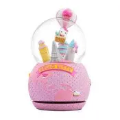 JARLL Hello Kitty 環遊世界 水晶球音樂盒  (免運)送心型小木片刻字
