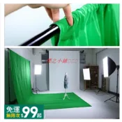 下殺#  攝影攝像摳像布 純棉背景布綠布藍布影樓影視拍攝綠幕藍幕摳綠布.a521220