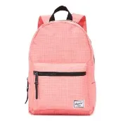 【Herschel】Grove XS 中型 粉色 白色格線 帆布 防潑水 金拉鍊 女生 背包 女包 小後背包  