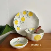 協貿國際日用品生活6館 景德鎮粗陶手繪米飯碗青花圓碗湯碗斗笠餐具陶瓷高溫釉下彩中式碗