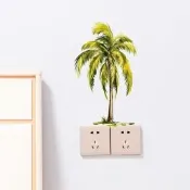 【MR.ZAKKA】創意萬用裝飾貼紙-植物主題 椰子樹 居家布置 DIY可移式壁貼 無痕壁貼 牆貼