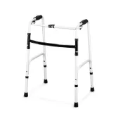 (店+)銀霧黑標準型(#助行器老人四腳助步器#老人扶手架#輔助行走復健#走路專用拐杖)