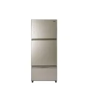 (店+)【SAMPO 聲寶】530公升三門變頻玻璃冰箱SR-C53GDVY3