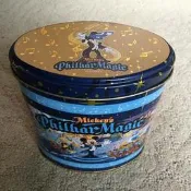 Disney land迪士尼樂園米奇幻想曲巧克力餅乾鐵盒鐵罐 米老鼠唐老鴨美女與野獸盧米亞阿拉丁茉莉公主