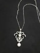 日本製 御木本 Mikimoto 本珍珠 925 純銀 古著 項鍊