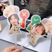 🔥限時下殺🔥虞書欣對錯小扇子扇子正反不同雙面扇演唱會物料線下活動