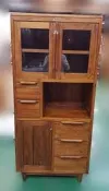 樂居二手家具 全新中古傢俱賣場 HMCD0512-AJC*全新丹麥奇亞子櫥櫃 柚木碗盤收納櫃*電器櫃 玻璃酒櫃 展示架
