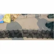 緹娜嚴選 tinaestore 【折疊網-3米16節14門-框架18*22cm-1個/組】折疊魚網蝦籠蝦網 龍蝦籠 捕魚籠 捕蝦網 抓蟹籠 地籠 漁網漁具-5101015