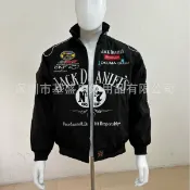 芒果名品 【復古刺繡】賽車夾克 機車騎行服 棒球外套 F1風格 紅牛配色 賽車服 防風防摔 加厚保暖 全款式可選 支持客製化