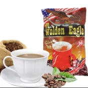 hannamichan俄羅斯暢銷大鷹咖啡三合一速溶鷹牌金鷹提神GOLDENEAGLE馬來西亞
