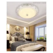 (店+)2~3坪適用～50CM吸頂燈~臥室燈~孝親房~神明廳~玻璃燈罩-金色邊框-銀色邊框可選-KC1095