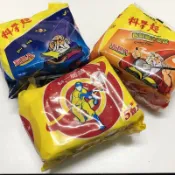 科學麵（香蔥雞汁風味、統一脆麵、香辣風味）