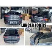 小亞車燈-全新 三菱 FORTIS LANCER IO 鯊魚頭 美規 尾翼 擾流板 ABS 含烤漆