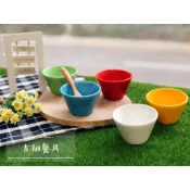 【吉翔餐具】繽紛陶瓷喇叭造型小碟 醬料碟 調味碟 小菜碟 火鍋醬料碟 小碟子 蠟燭座 餐廳營業用 調料碟