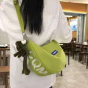 【大容量通勤百搭】特惠包包 ins斜挎包包 女 新款 休閒 單肩 大容量 通勤 百搭 餃子包 斜背包 肩背包