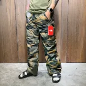 美國百分百【全新真品】The North Face 雪褲 滑雪長褲 褲子 TNF 保暖 防水 北臉 男 迷彩 BA83