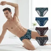 【PLAYBOY】任選_兔頭多款印花彈性棉三角褲(速達單件-隨機花色)
