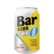 【宸瀧煙酒量販】麒麟 Bar BEER 零糖質啤酒 330ML (24入)