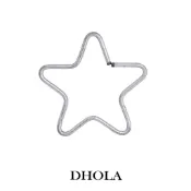 DHOLA｜【多尺寸 - 五角星鐵圈】捕夢網 韓劇 美術 勞作 朵拉手藝材料店